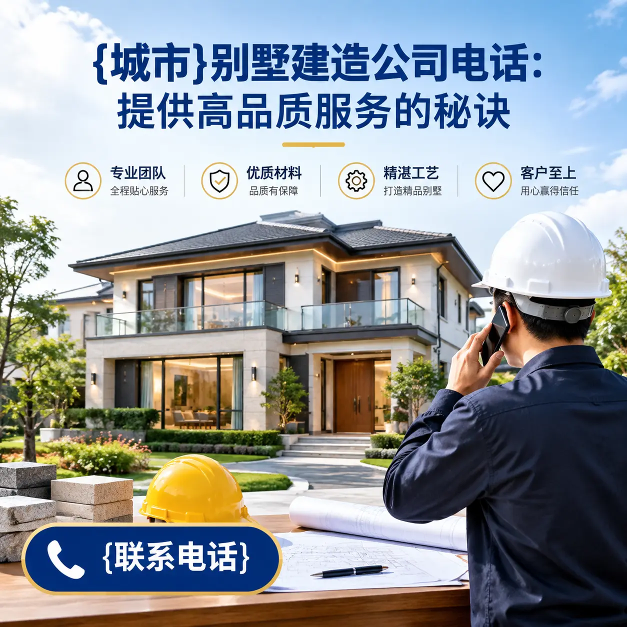 惠水别墅建造公司电话：提供高品质服务的秘诀