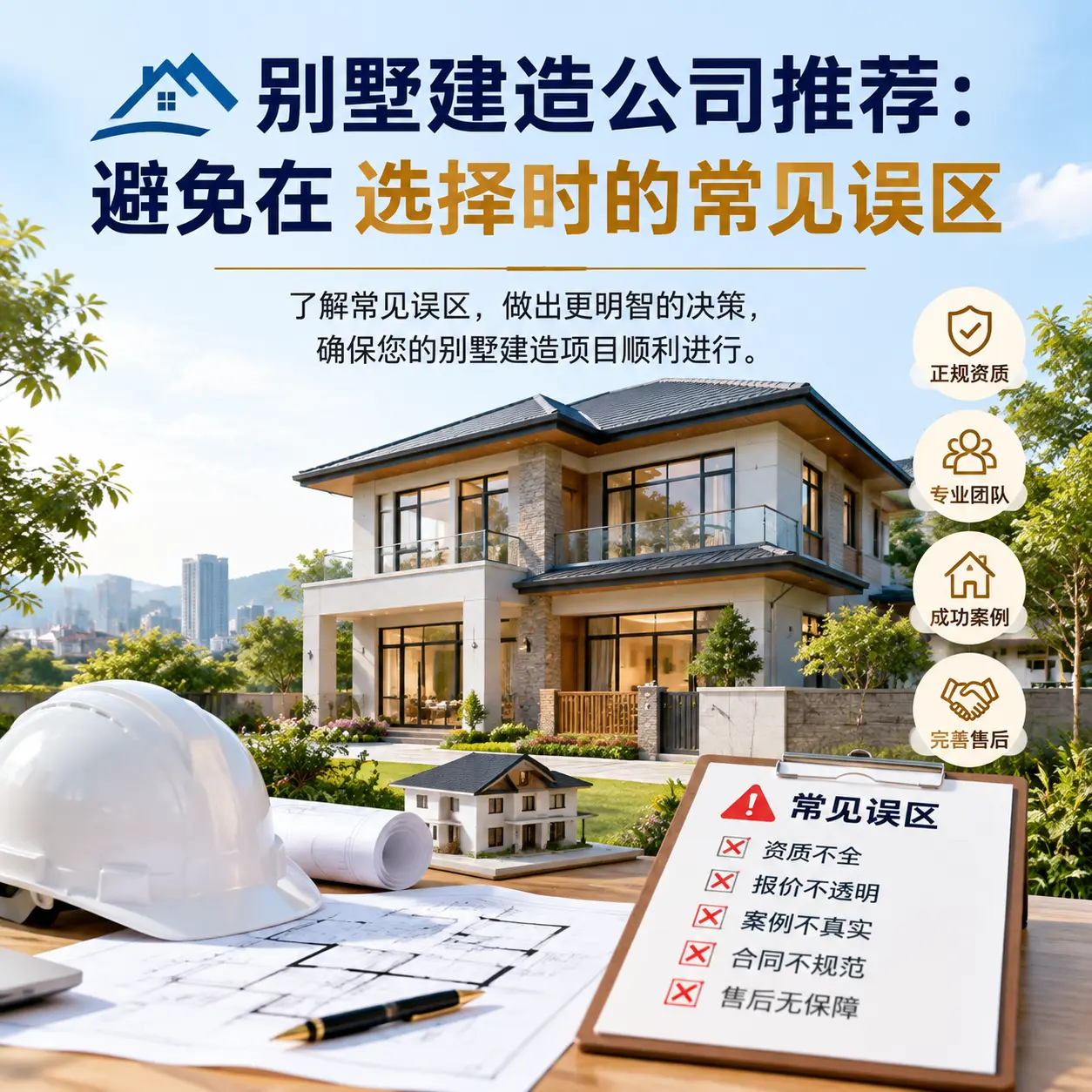 别墅建造公司推荐：避免在 惠水 选择时的常见误区