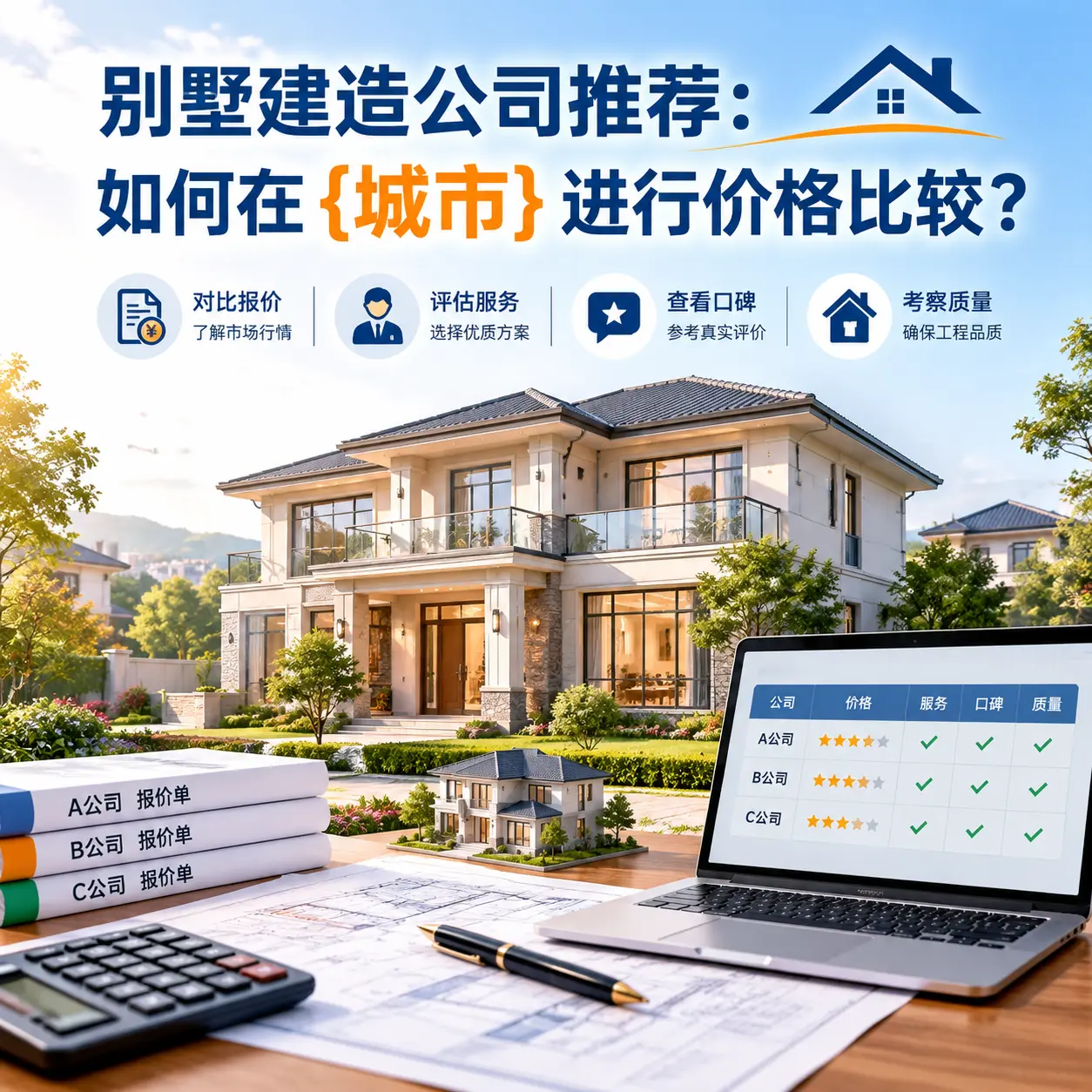 别墅建造公司推荐:如何在 惠水 进行价格比较?