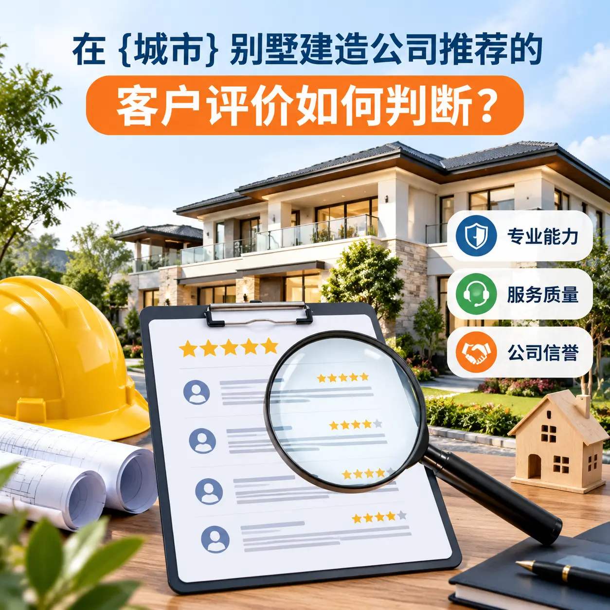 在 惠水 别墅建造公司推荐的客户评价如何判断？