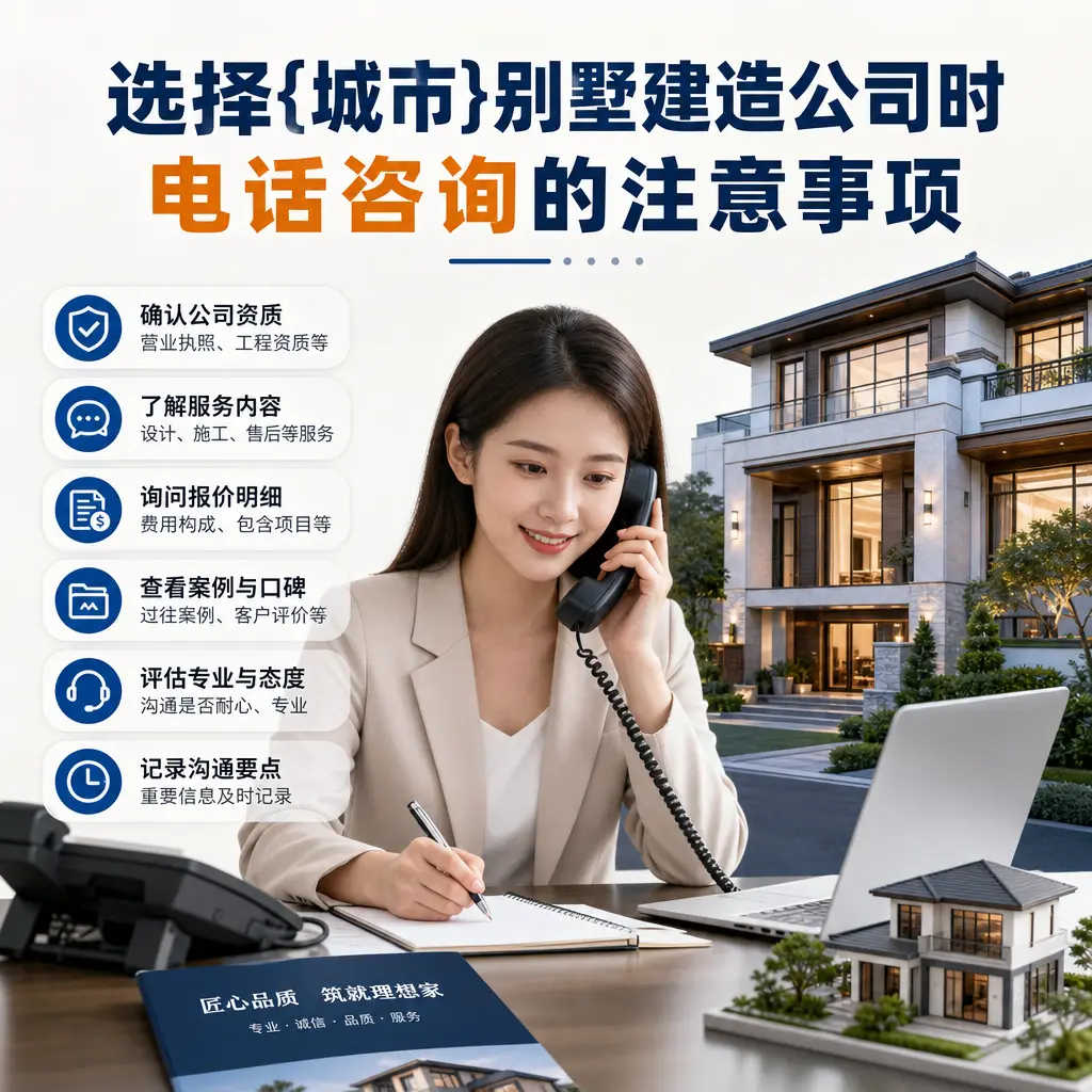 选择惠水别墅建造公司时,电话咨询的注意事项
