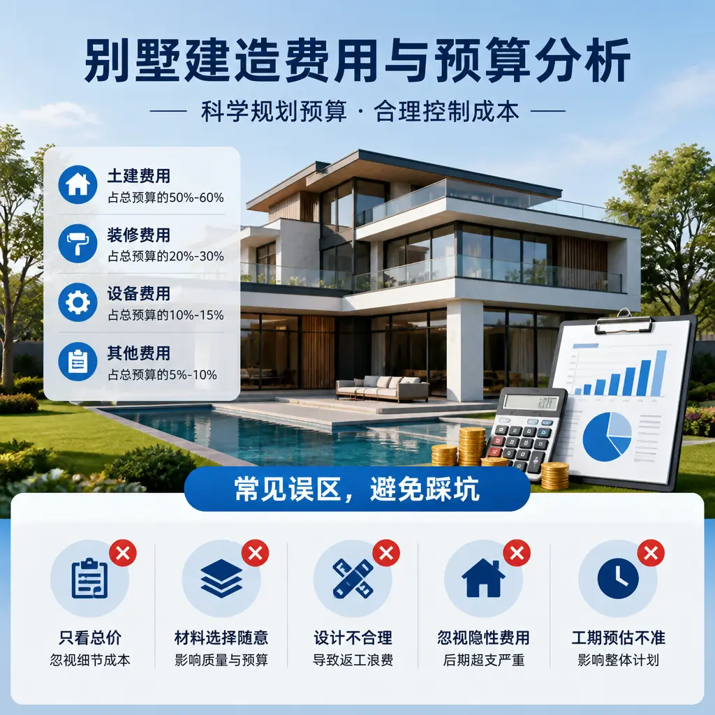 别墅建造公司推荐: 惠水 建造别墅的费用与预算分析