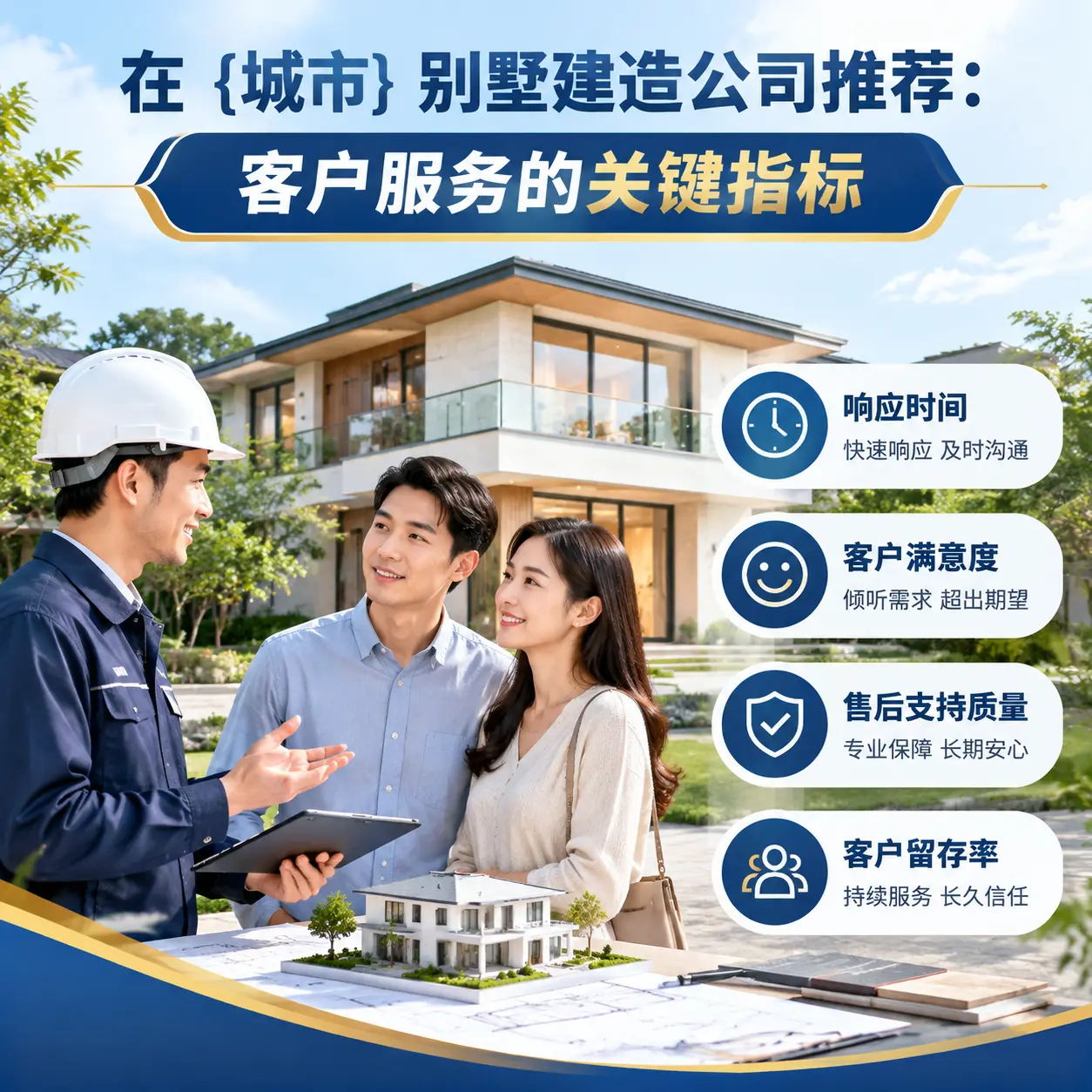 在 惠水 别墅建造公司推荐:客户服务的关键指标