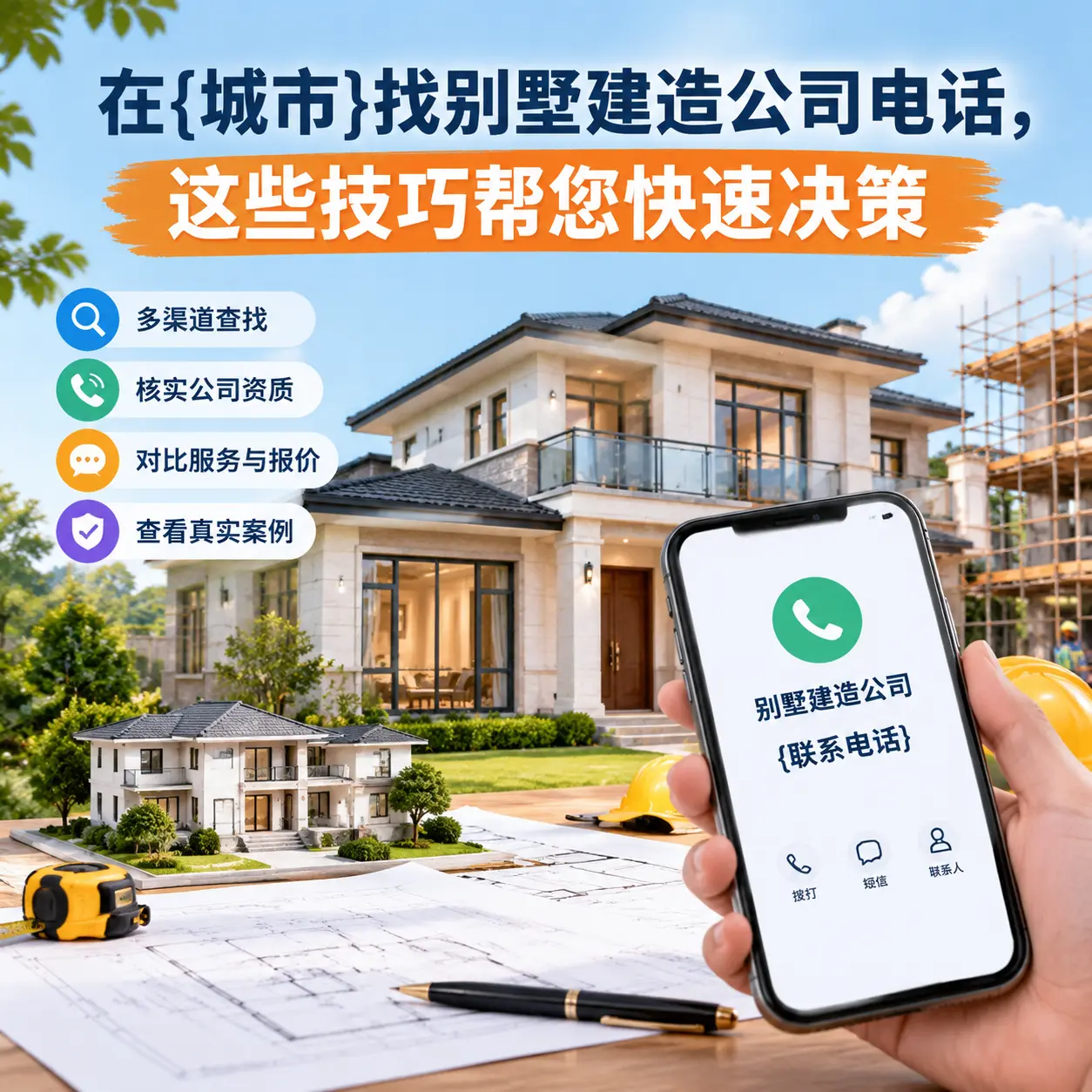 在惠水找别墅建造公司电话,这些技巧帮您快速决策