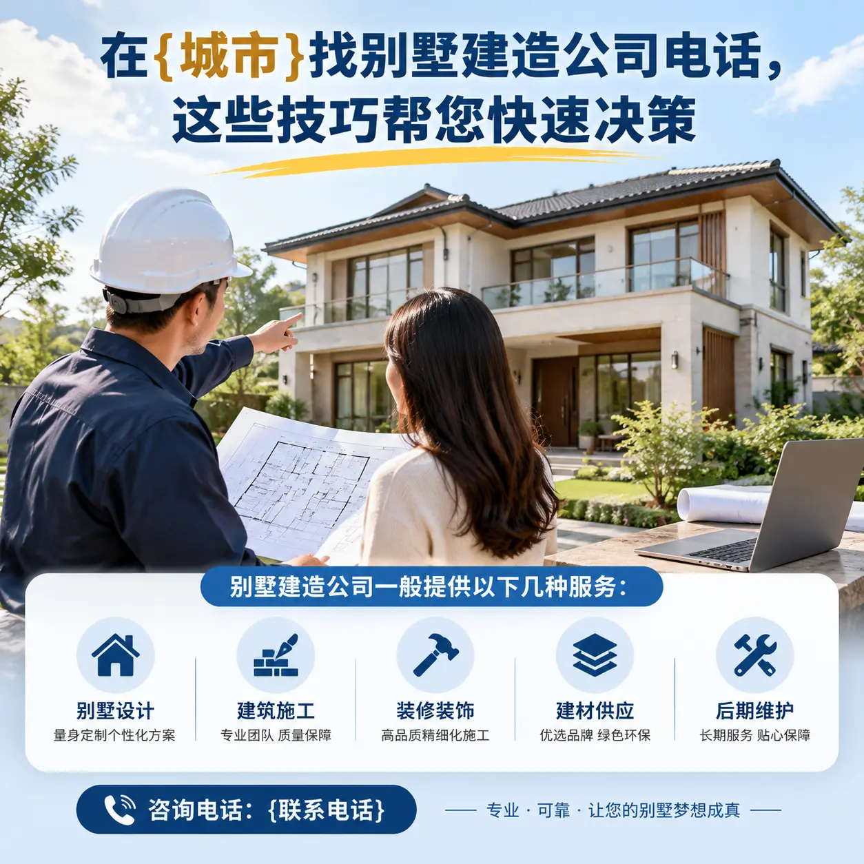 在惠水找别墅建造公司电话,这些技巧帮您快速决策