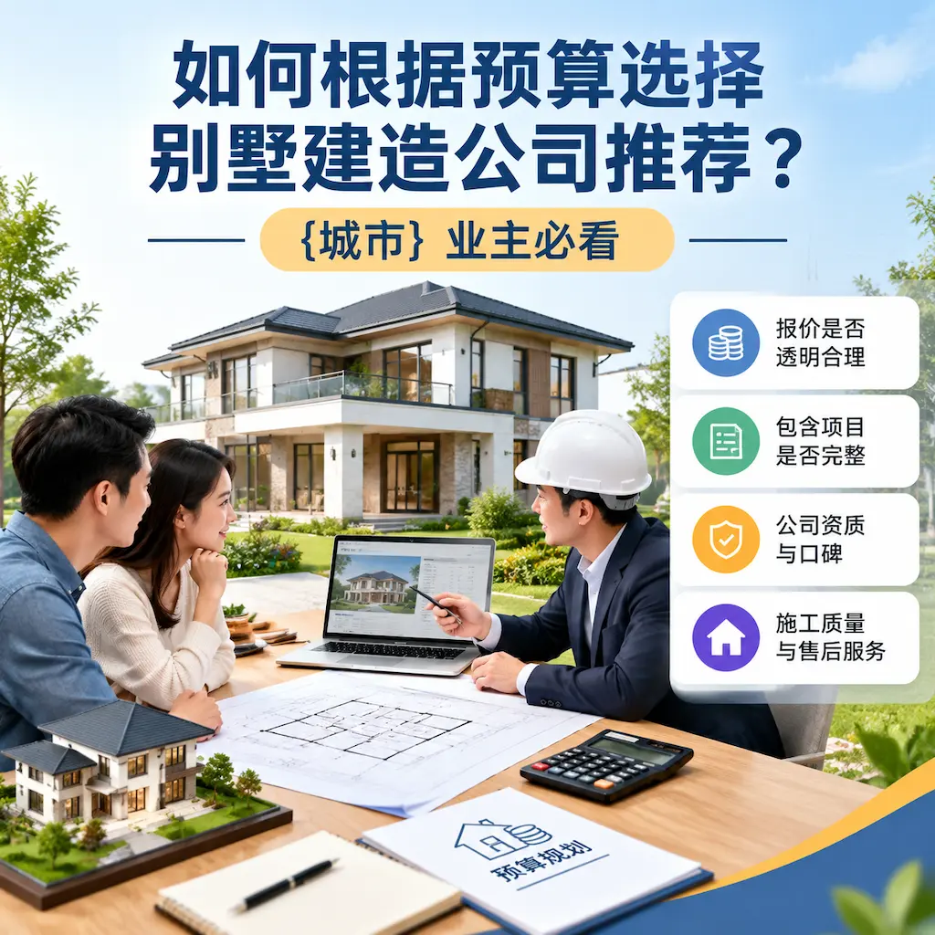 如何根据预算选择别墅建造公司推荐？ 惠水 业主必看