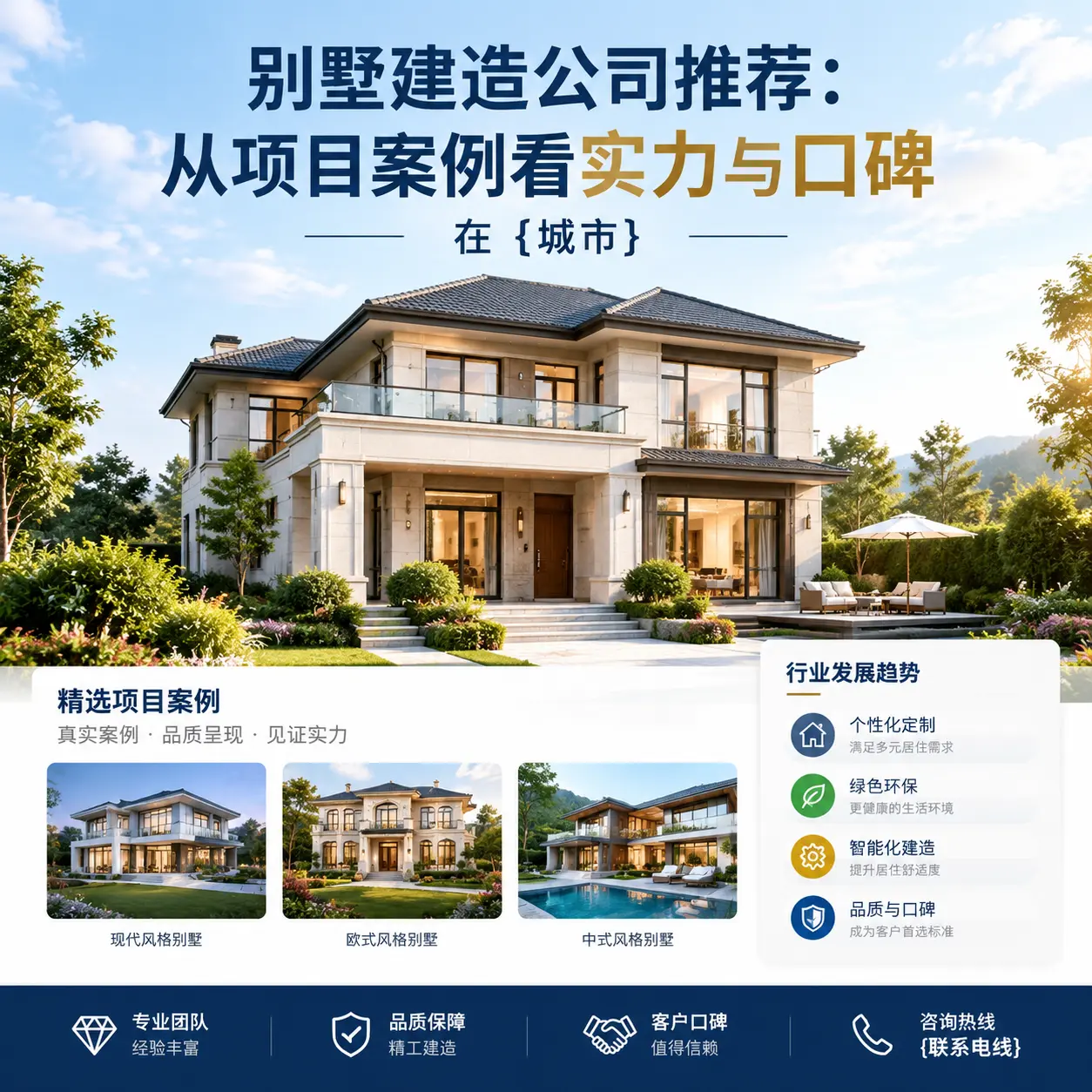 别墅建造公司推荐:从项目案例看实力与口碑在 惠水